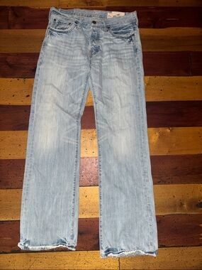 Hollister Y2K Light Wash Men’s Jeans -32x34 Hermosa Low Rise Boot